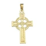 Genuine IceCarats Designer Jewelry Gift 14K Yellow Gold Celtic Cross Pendant. 23.00X16.00 Mm Celtic Cross Pendant In 14K Yellow Gold