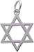 Jewelry : Star of David Charm by Rembrandt Charms