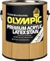 Olympic 1G Cedar Solid Color Premium Acrylic Latex Stain W/ Waterguard Protection
