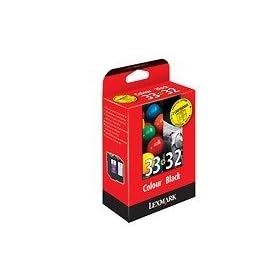 LEXMARK 0080D2951 NEW COMBO PACK #32 #33 - (Consumables Ink and Toner Cartridges)