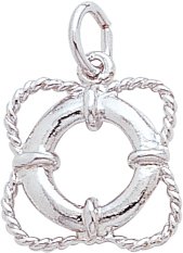Childrens Toyshop  Jewelry : Life Preserver Charm by Rembrandt Charms