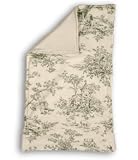 Burp Cloth - Soft & Compact - Sweet Green Toile