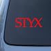STYX - Vinyl Car Decal Sticker #1873 | Vinyl Color: Red
