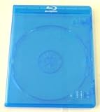 Blu-Ray Disc Cases - 11mm Spine - (10 Pack) - replacement standard blu ray SINGLE disc storage case
