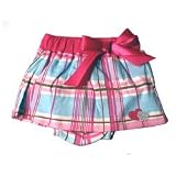 Girls Plaid Skort, Dark Pink - Available in Various Sizes