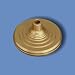 12 x 12 Inches Gold Viscount for 1 - 1-1/4 in Plastic Floor Stand Made in US.