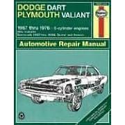 Dodge Dart and Plymouth Valiant Plus Challenger and Barracuda Six Cylinder Engines 1967-76 Owner's Workshop Manual (Haynes Owners Workshop Manuals)