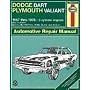Dodge Dart / Plymouth Valiant '67'76 (Haynes Manuals)