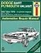 Book Haynes Dodge Dart and Plymouth Valiant, 1967-1976 (Haynes Manuals)