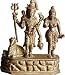 Hindu God Goddess Shiv Shakti Brass Sculpture Statue (shiva005)