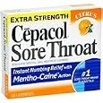 Cepacol Extra Strength SoreThroat Lozenges,Citrus - 18s