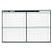 At-A-Glance(R) Undated Erasable/Reversible Wall Planner, 90/120 Day, 36in. x 24in., Blue
