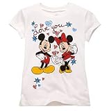 Disney ''Love You'' Mickey and Minnie Mouse Tee for Girls