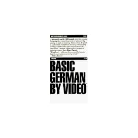Basic German By Video [VHS]