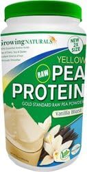 Growing Naturals Pea Protein Powder - Vanilla - 33.5 oz