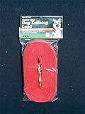 Four Paws Products Cotton Web Lead Red 20 Feet - 56520