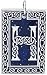 Celtic Letter H Silver Tone Pewter Pendant Necklace