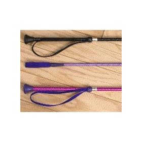 Lilac Sparkle Riding Whip