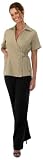 Canyon Rose Esthetician's Wrap Jacket, Linen, Large