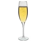 Dartington Crystal Wine Master- Champagne Glass Pair 6.7 ounce, 9.3 inch tall