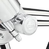 H-D Chrome Billet Front Axle Nut Cover Kit- 44114-07