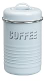 Typhoon Vintage Kitchen Coffee Caddy, Blue