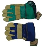 Children’s Suede and Canvas Gardening Gloves (Age 8 to 12)