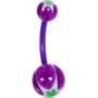 Bioplast Puple Yellow Astro Star Belly Ring
