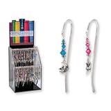 Glass Beaded Metal Hook Bookmarks (Sold Individually)