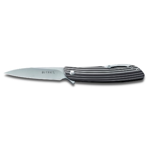 Columbia River Knife and Tool's K241XXP Ken Onion Swindle Razor Edge Knife, Grooved Handle Columbia River Knife and Tool's K241XXP Ken Onion Swindle Razor Edge Knife, Grooved Handle