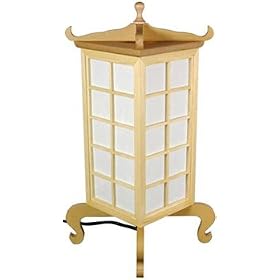 Asian Home D�cor - 19 Kobe Japanese Wood and Rice Paper Shoji Lantern Oriental Lamp -... from Lava Lamps
