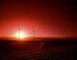 California Wind Turbines at Sunset Photograph - Beautiful 16x20-inch Photographic Print by Carol M. Highsmith
