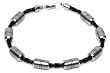 modulus-b Titanium Braided Leather Bracelet