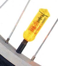 Proway Firefly Comet Red L E D Wheelchair Valve Cap Light