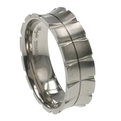 Titanium Ring Laser cut. Width: 7mm