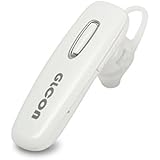GLCON&reg; GJ-02 White stereo wireless bluetooth 4.0 BT headset headphone earphone earpiece, with A2DP, Music Streaming Dual Pairing, Noise Cancellation, Echo Cancellation, microphone mic and slave earbud for Apple iPhone 6/6 plus/5/5S/5C, iPhone 4/4s/3,ipad 1 2 4, new iPad nano air, iPod Touch, samsung I9100, I9300, I9500, I9600, I9700, galaxy S3, S4, S5,note 2,Galaxy note 3,LG,Nokia Lumia, palm, blackberry, HTC and Other Android Cell Phones