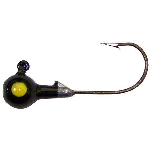 Northland Gum-Ball Jigs Size: 1/8 oz.; Color: Black (3)