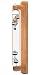 Galileo Wall-Mount Thermometer Oak