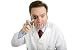 Wallmonkeys Peel and Stick Wall Decals - Closeup of a Doctor Peering into an Otoscope - Removable Graphic