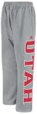 Utah Utes adidas Grey Fleece Sweatpants