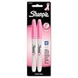 SHARPIE PINK RIBBON 2 PEN CARD Permanent Marker Pens (1-Card)