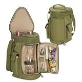 Picnic Time Meritage - Riviera Stripe Two Bottle Deluxe Wine Tote Serv - Model 629-60-990