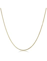 Klassics 10k Gold Hollow Box Chain Necklace (1.0mm), 24"