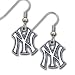 New York Yankees Dangle Earrings NY