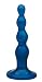 Tantus Ripple Small Anal Plug, Electric Blue