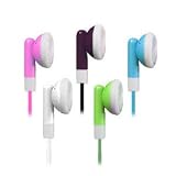 Electronics : High Quality Replacement Earphones For Ipod & Mp3 Player In Blue