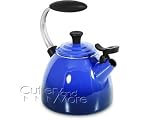  : Le Creuset Halo Enamel-on-Steel 1-1/2-Quart Kettle, Cobalt