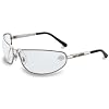 Harley Davidson HD501 Safety Glasses, Aluminum Clear