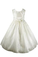 Girls Ankle Length Flower-Girl Dress/Pageant Dress/Wedding Dress 