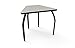 ELO Connect 8 desk w/ Grey Nebula laminate, 4 junior adjustable black legs